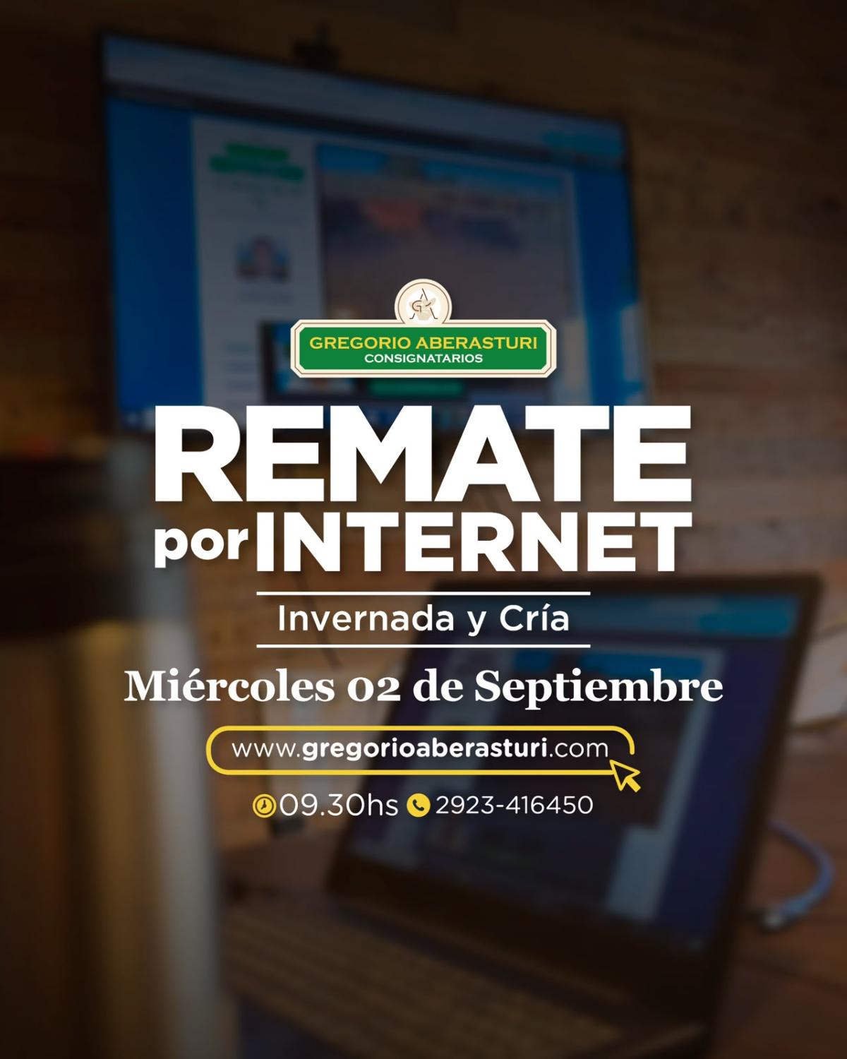 Afiche - Gregorio Aberasturi - 92° Remate por internet 