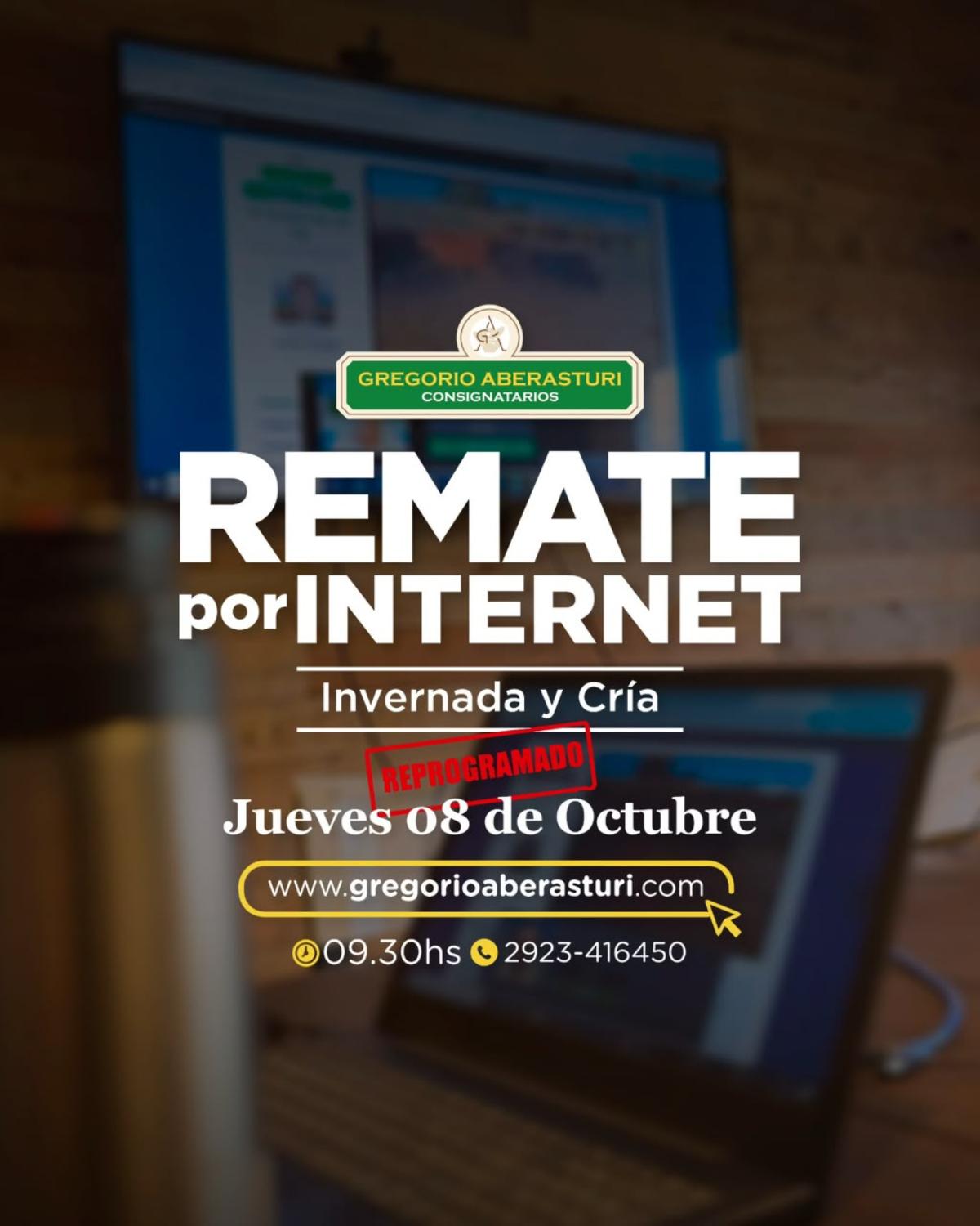 Afiche - Gregorio Aberasturi - 94° Remate por internet 