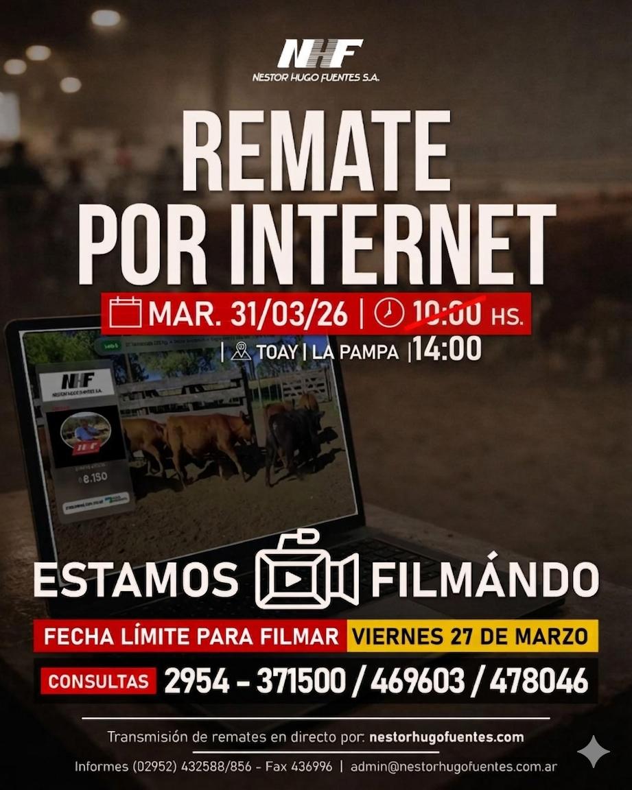 Afiche del remate