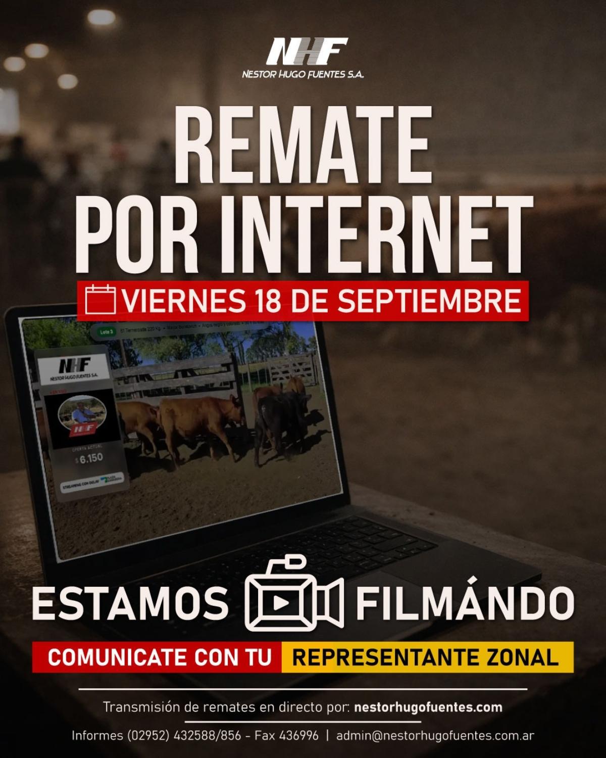 Afiche - Nestor Hugo Fuentes S.A. - 2º Remate por Internet 